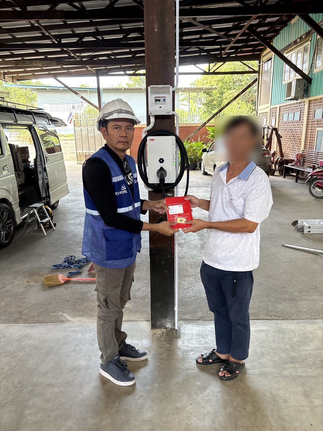 ผลงานติดตั้ง EV Charger 2