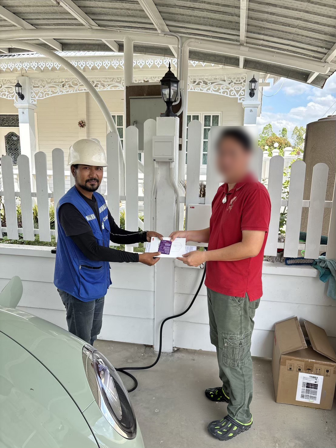 ผลงานติดตั้ง EV Charger 3